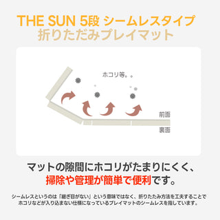 [25%OFF イベント]TheSUN抗菌シームレスタイプ5段プレイマット (~5/11)